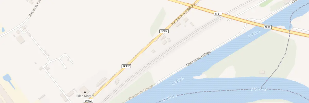 Plan du 195 Rue de la République à Clairoix