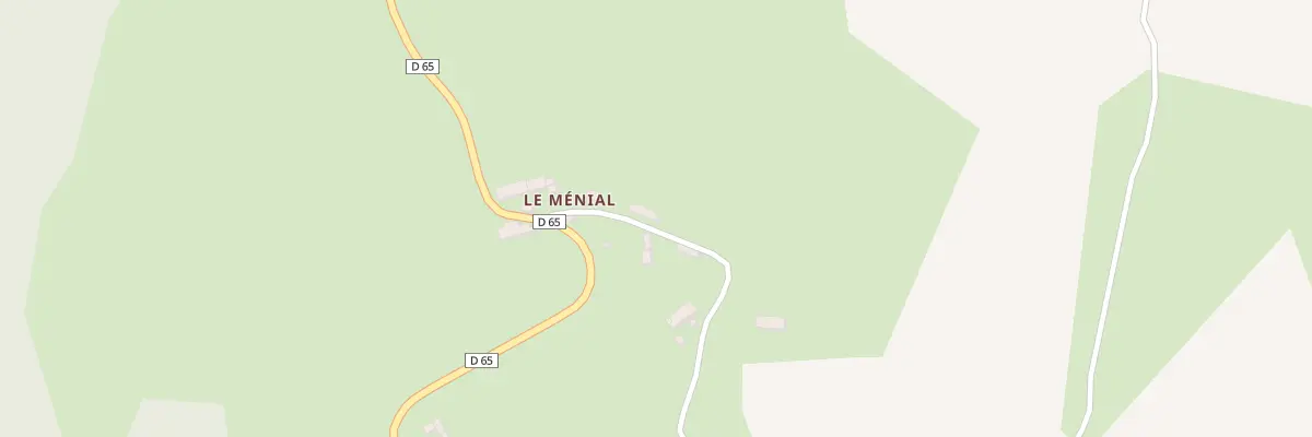 Plan du 5121 Le Menial à Paulhenc