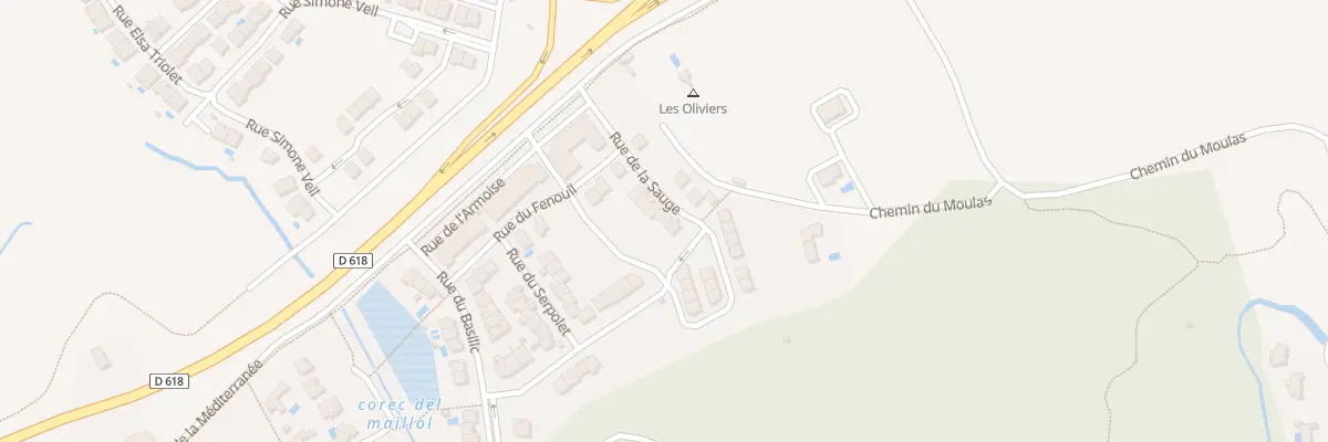Plan du 8 Rue de la Sauge au Boulou
