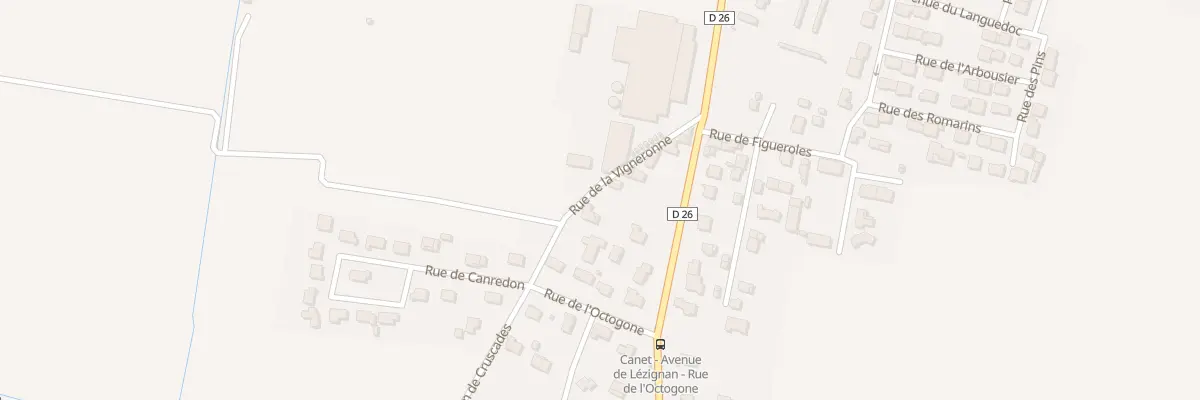 Plan du 9999 Rue de la Vigneronne à Canet
