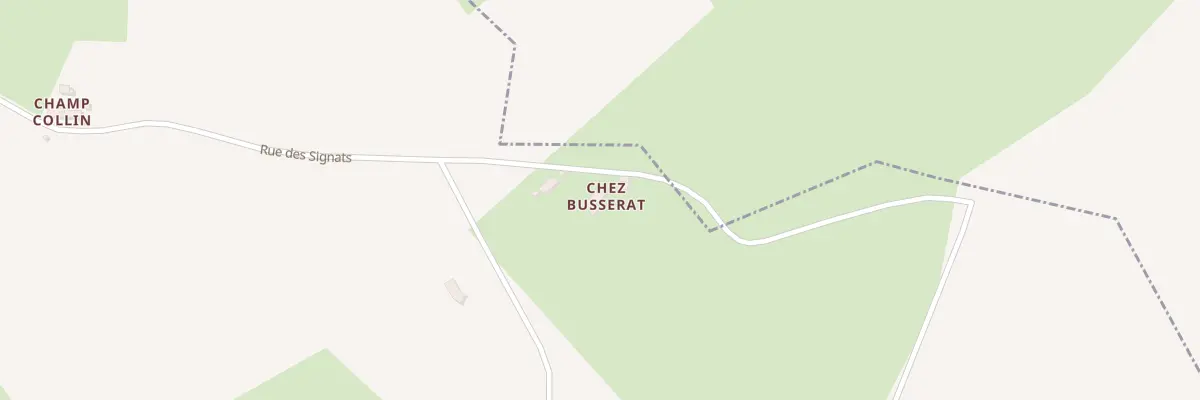 Plan du 4 Chez Busserat à Montvicq