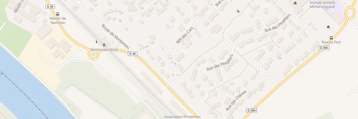 Plan du 2T Rue des Cars à Vernou-la-Celle-sur-Seine