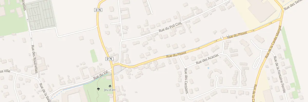 Plan du 7 Rue du Pissot à Lassigny