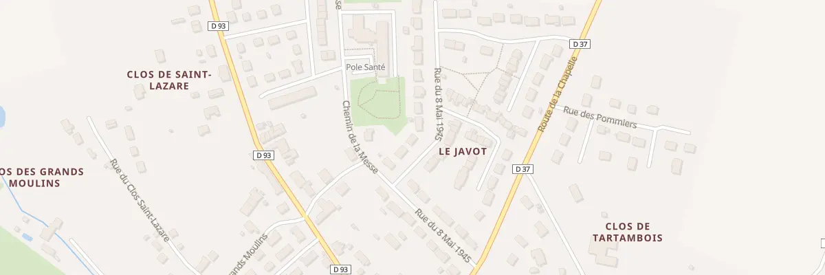 Plan du 19 Rue du 8 Mai 1945 à Châtillon-Coligny