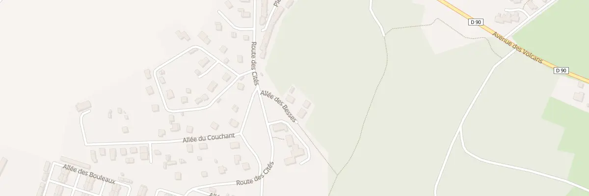 Plan du 9001 All des Besses à Saint-Georges-de-Mons
