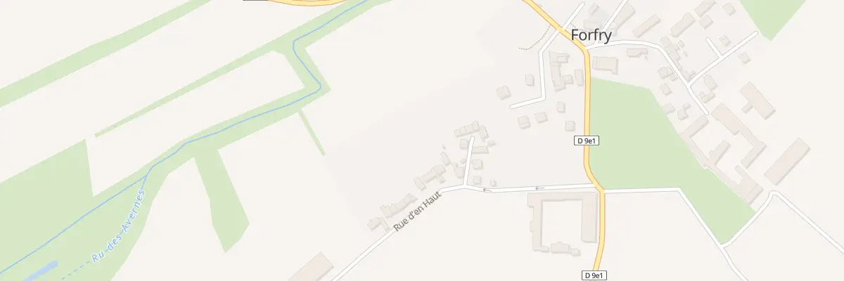 Plan du 20B Rue d’En Haut à Forfry