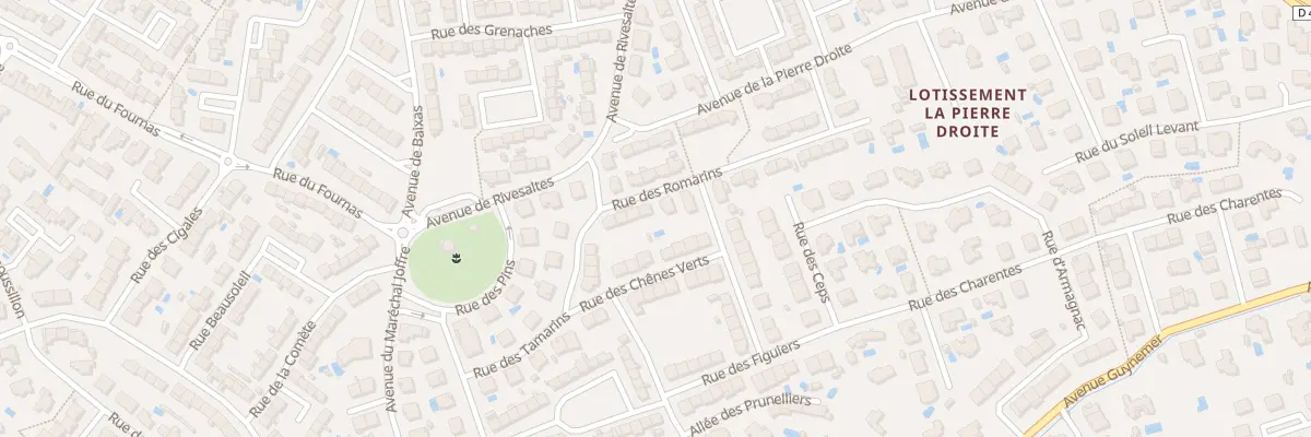 Plan du 10 Rue des Romarins à Saint-Estève