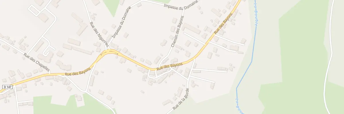 Plan du 79 Rue des Bayons à Saint-Éloy-les-Mines