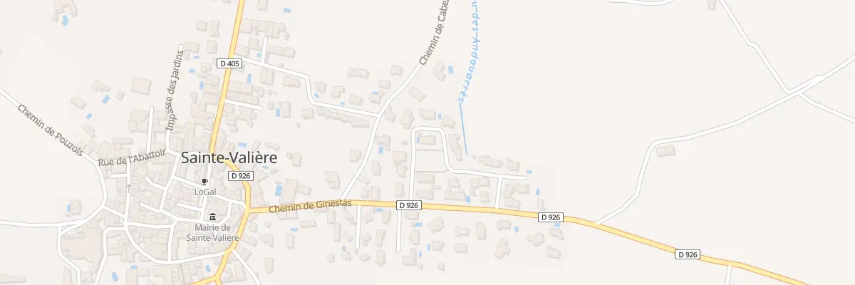 Plan du 15 Lot Communal Le Pre Bas à Sainte-Valière
