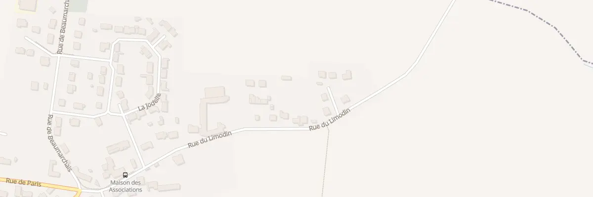 Plan du 33 Rue du Limodin aux Chapelles-Bourbon
