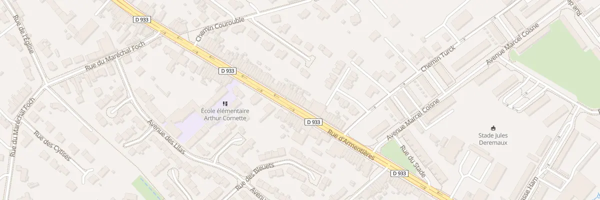 Plan du 527 Rue d’Armentieres à Nieppe