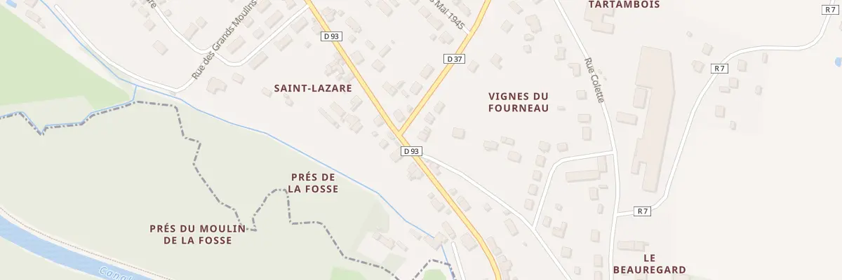 Plan du 2 Rte de la Chapelle à Châtillon-Coligny