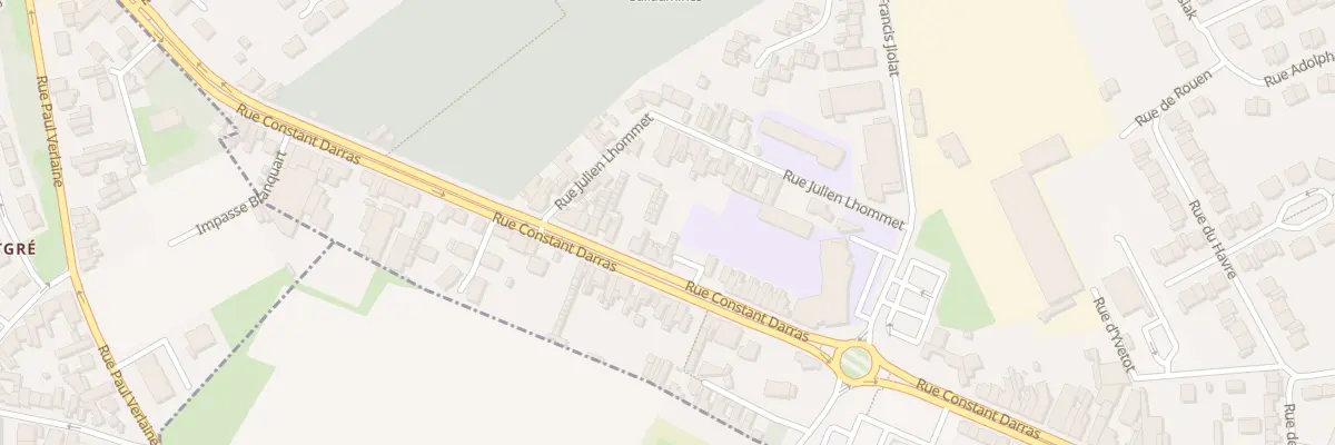 Plan du 25 Rue Constant Darras à Sallaumines