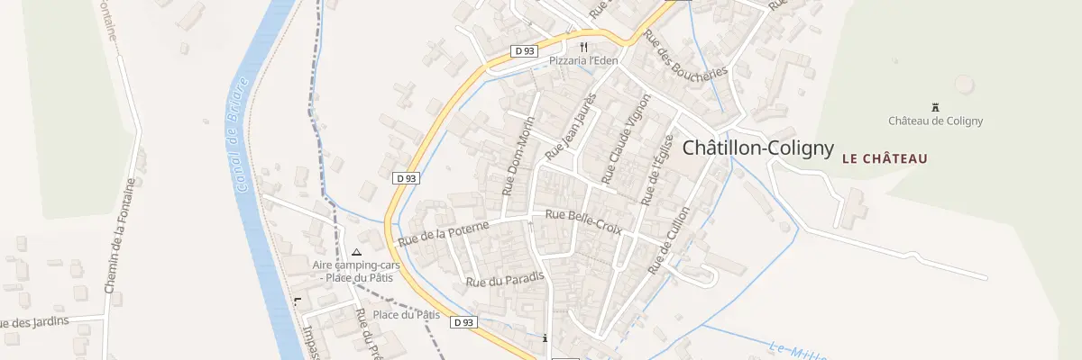 Plan du 19 Pl Aristide Briand à Châtillon-Coligny