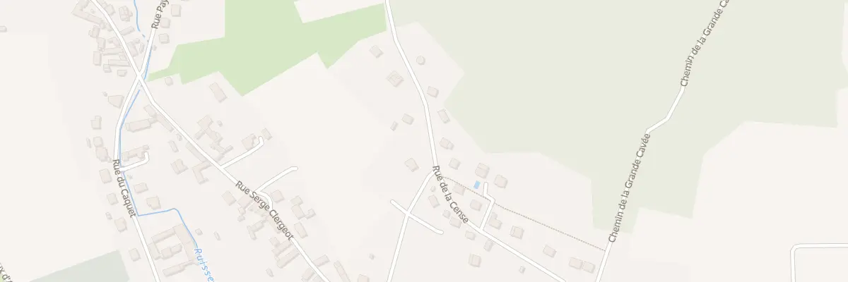 Plan du 308 Rue de la Cense à Chevincourt