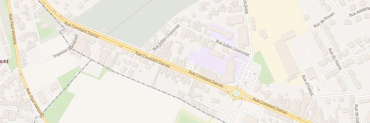 Plan du 25B Rue Constant Darras à Sallaumines