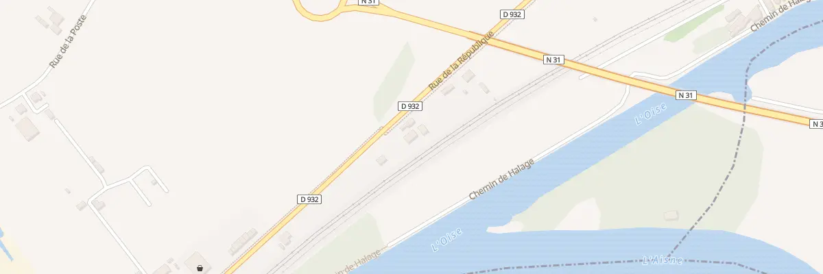 Plan du 191 Rue de la République à Clairoix