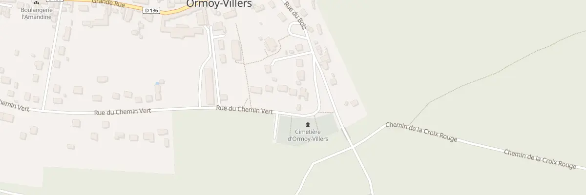 Plan du 35 Rue du Chemin Vert à Ormoy-Villers