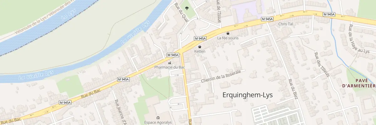 Plan du 15 Rue Delpierre à Erquinghem-Lys