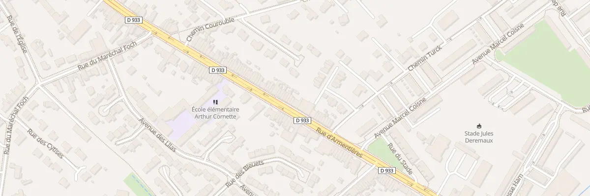 Plan du 535 Rue d’Armentieres à Nieppe
