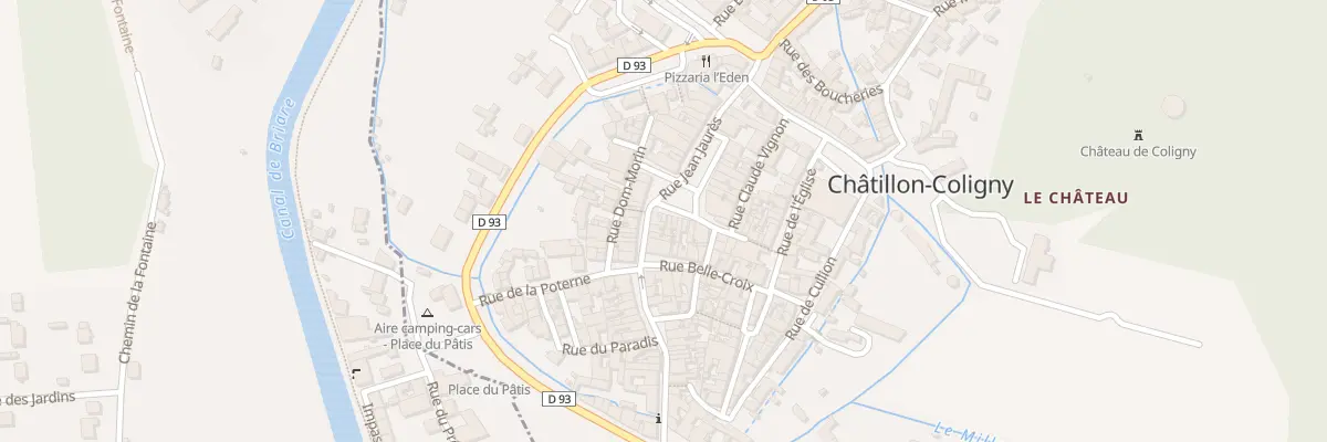 Plan du 18 Pl Aristide Briand à Châtillon-Coligny