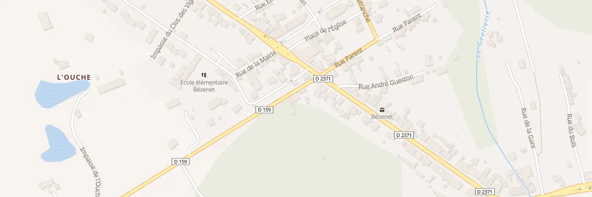 Plan du 3 Rte de Montvicq à Bézenet