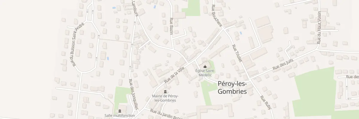 Plan du 2 Rue du Lambure à Péroy-les-Gombries