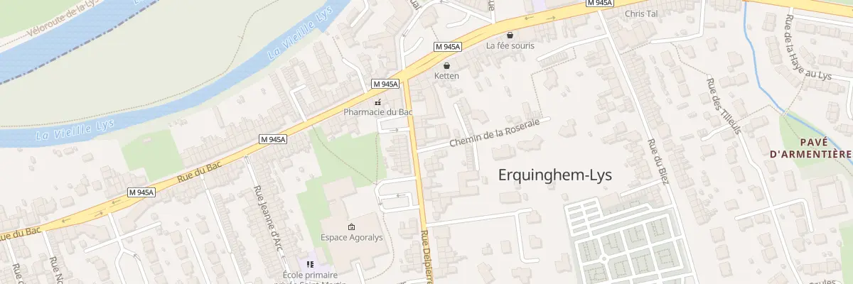 Plan du 63 Rue Delpierre à Erquinghem-Lys