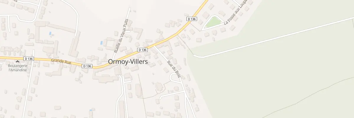 Plan du 5 Rue du Bois à Ormoy-Villers