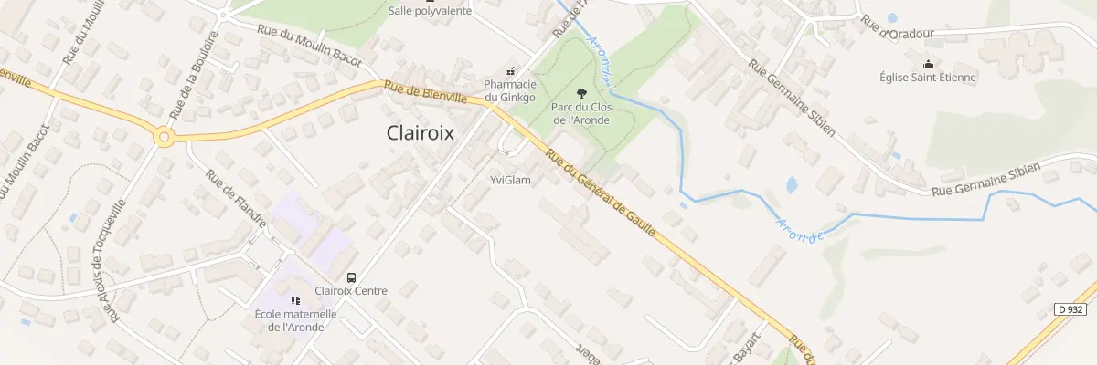 Plan du 6 Rue du Général de Gaulle à Clairoix