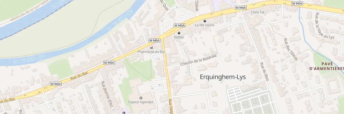 Plan du 47 Rue Delpierre à Erquinghem-Lys
