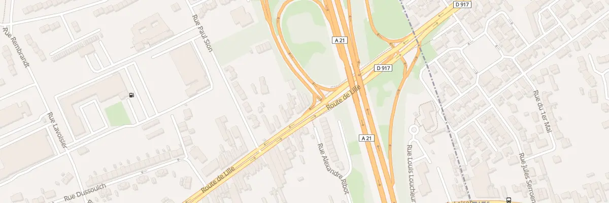 Plan du 337 Rte de Lille à Lens