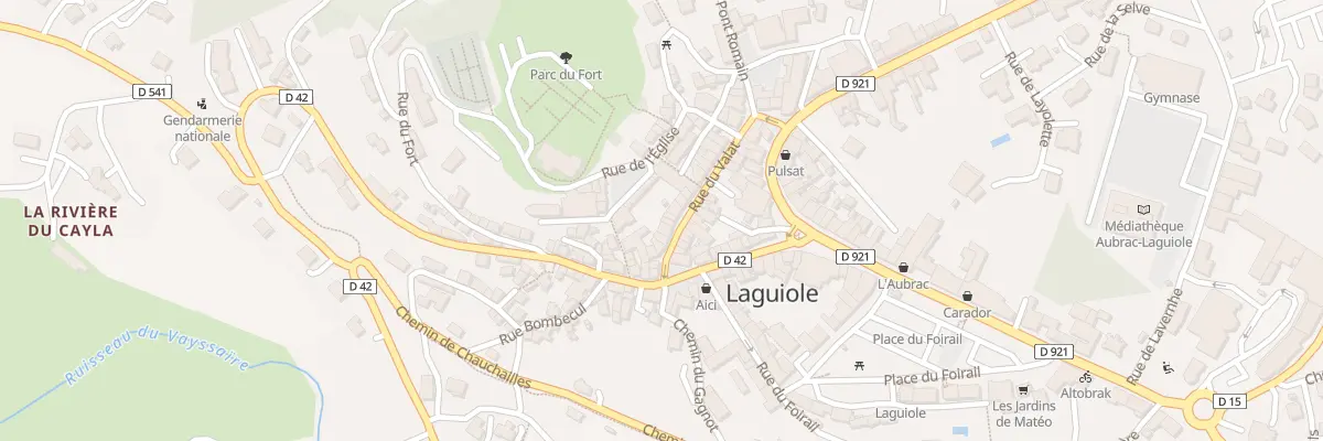 Plan du 9 Rue du Valat à Laguiole