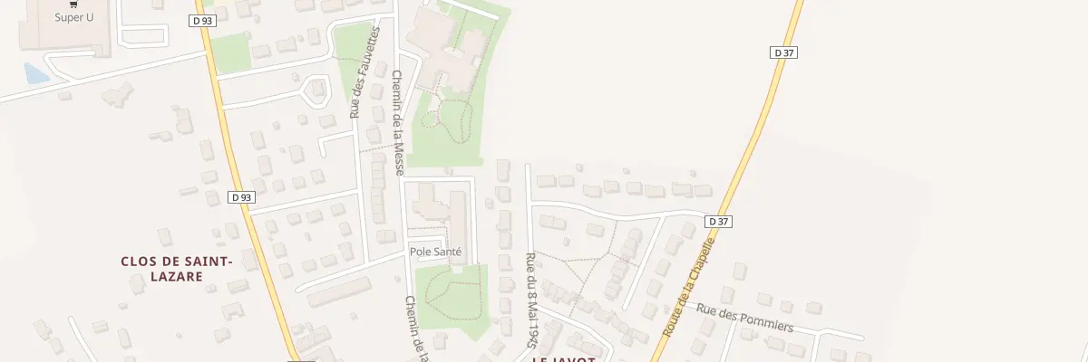 Plan du 16 Rue du Clos Javot à Châtillon-Coligny