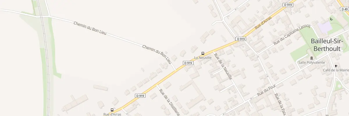 Plan du 438 Rue d’Arras à Bailleul-Sir-Berthoult