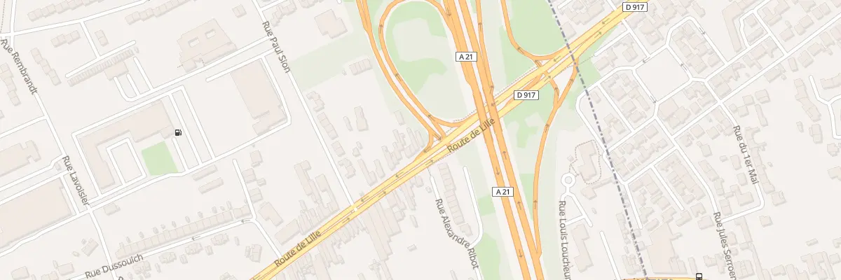 Plan du 339 Rte de Lille à Lens