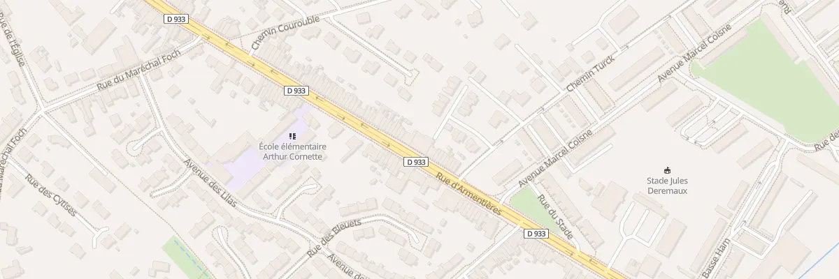 Plan du 567 Rue d’Armentieres à Nieppe