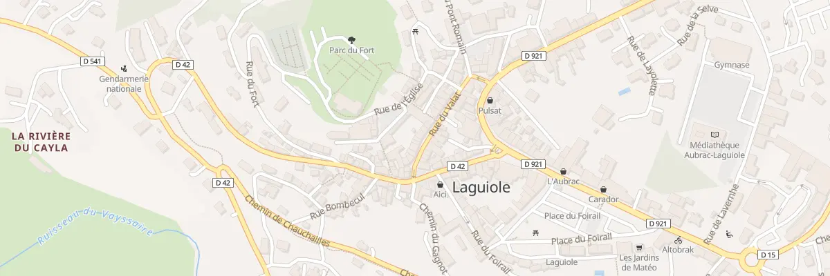 Plan du 11 Rue du Valat à Laguiole