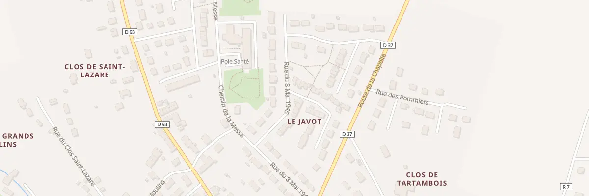 Plan du 28 Rue du 8 Mai 1945 à Châtillon-Coligny