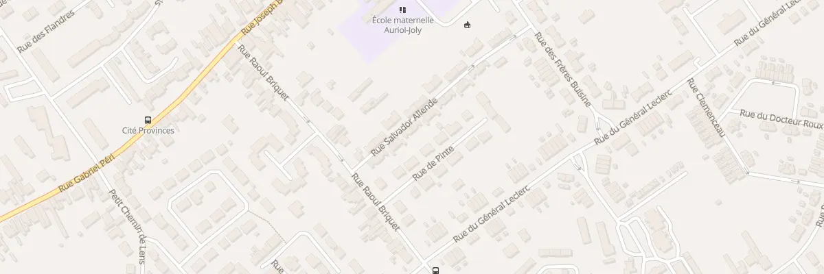 Plan du 11 Rue Salvador Allende à Wingles
