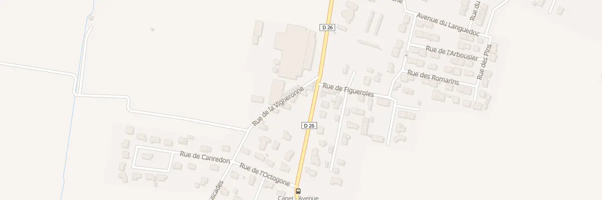 Plan du 4 Av de Lézignan à Canet