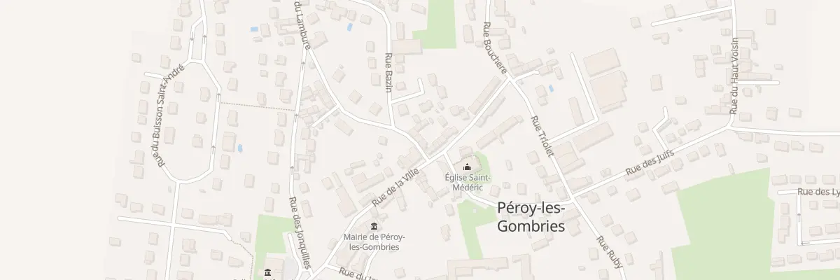 Plan du 36 Rue du Lambure à Péroy-les-Gombries