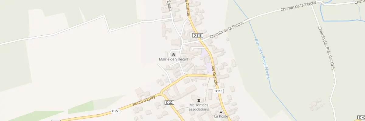 Plan du 12 Rue de l’Eglise à Villecerf
