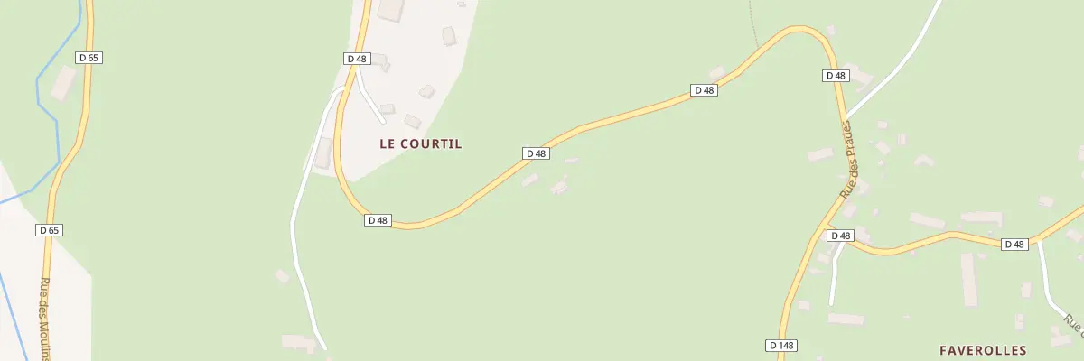 Plan du 6 Le Courtil à Pierrefort
