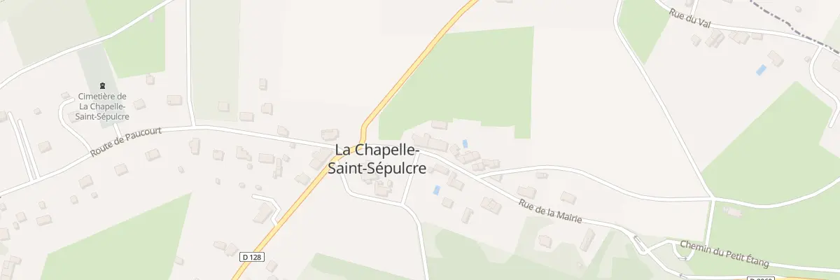 Plan du 59 Rue de la Mairie à La Chapelle-Saint-Sépulcre