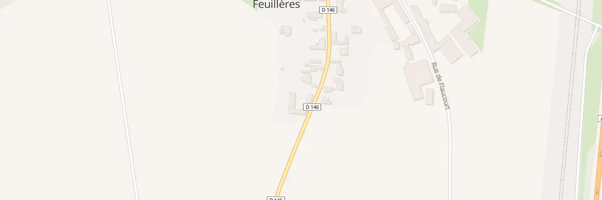 Plan du 16 Rue d’Herbécourt à Feuillères