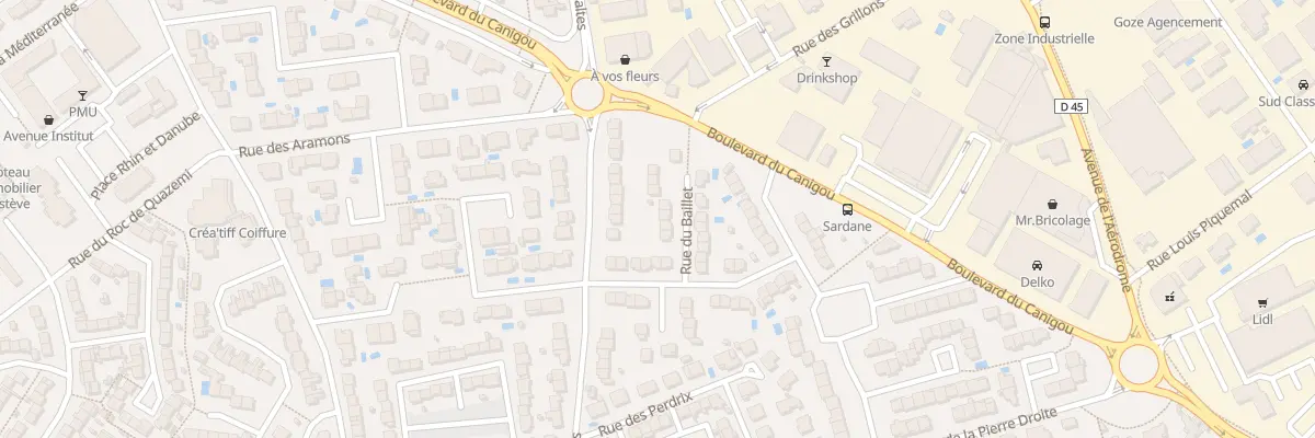Plan du 5 Rue du Baillet à Saint-Estève