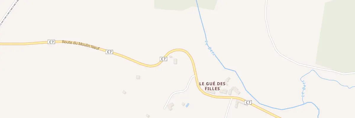 Plan du 23 Rte du Moulin Neuf à Chevannes