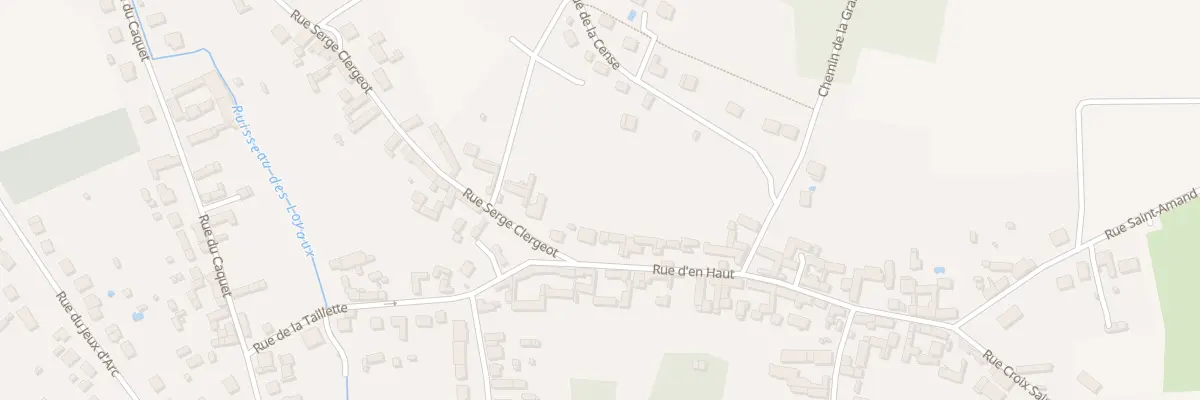 Plan du 18 Rue d’en Haut à Chevincourt