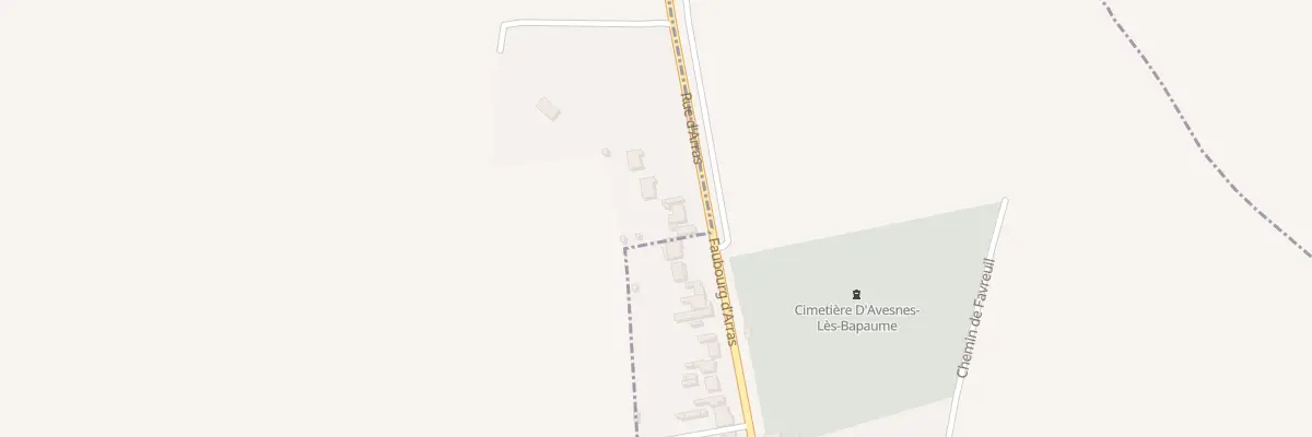 Plan du 78B Le Derriere du Faubourg à Avesnes-lès-Bapaume